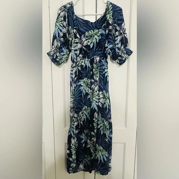 ROXY EVENING DELIGHT DRESS in Mood Indigo Seaside - Picture 7 of 9